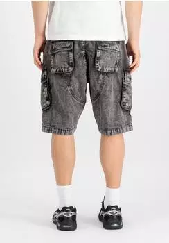 Alpha Industries Canvas Acid Shorts schwarz