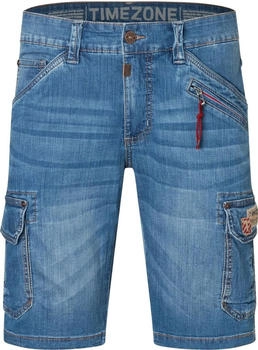Timezone Regular RykerTZ Short mit Cargo-Taschen blau