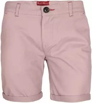 Blauer Hafen Chino Shorts Slim Fit Bermuda Hose Stretch hellrosa