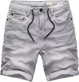Sublevel Sweat Shorts Jeans Kurze Hose Bermuda Sweatpants grey denim