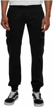 Urban Classics Washed Cargo Twill Jogging Pants (TB1435) schwarz