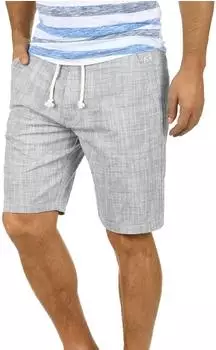 Blend BHBones Chino Shorts in Leinenqualität granite