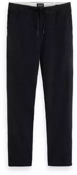 Scotch & Soda Seasonal Core-Fave Baumwolle/Leinen Twill Bermuda Shorts (179180) schwarz