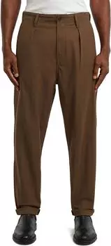 G-Star Pleated Chino Relaxed Tapered Mehrfarbig - desert palm/deep brown hb D24543-D731-H616