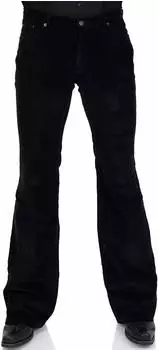 Comycom Cord Schlaghose Bootcut schwarz
