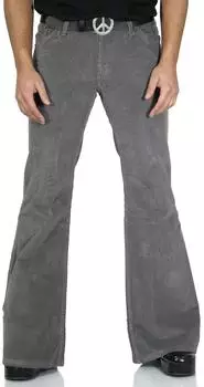 Comycom Cord Schlaghose Bootcut hellgrau