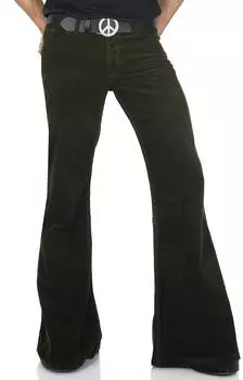 Comycom Cord Schlaghose Bootcut dunkelgr&uuml;n
