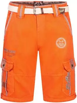 Geographical Norway Parash Cargo Shorts (Paillette-ORANGE-S) orange