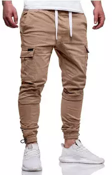 behype HAWK Cargohose mit elastischem Bund (75647825) beige