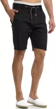 Indicode Bowmanville Leinenshorts (70-151BS) schwarz