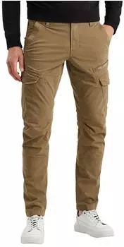 PME Legend Nordrop Stretch Twill Cargohose mit Logo Stickerei travertine
