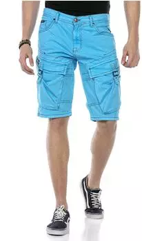 Cipo & Baxx Denim Bermudashorts aus reiner Baumwolle (53725905) babyblau