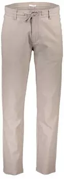 Lindbergh Tapered Fit Leinenhose (76824260) sand
