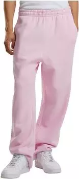 Build Your Brand Fluffy Trackpants Jogginghose Loose Fit (BY288) soft pink