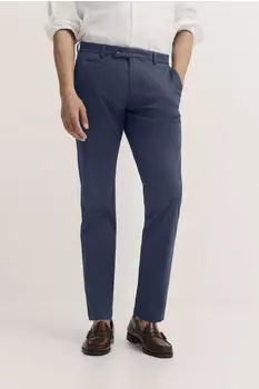 Bugatti Chinohose mit Stretchfunktion marine/blau
