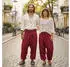 Guru-Shop Thai Fischerhose Wickelhose Yogahose Loose Fit