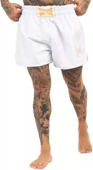 Tapout Zorrey Thaibox-Hose weiß/gold