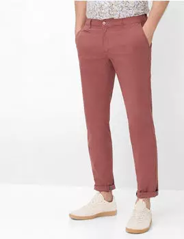 BRAX Herren Chino Style FABIO IN SMOKE VELVET dunkelrot Gr. / (073222_7882020_84)