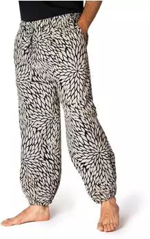 Panasiam Japan Design Freizeithose Haremshose (101022000122) schwarz gemustert