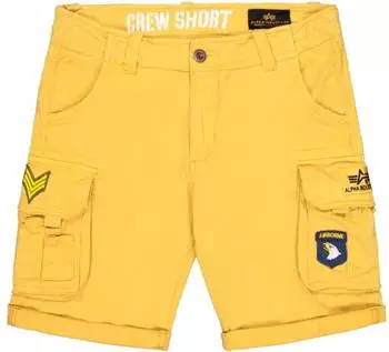 Alpha Industries Crew Patch Shorts (API1656007000001) goldgelb/mischfarben
