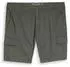 Tom Tailor TTPLUS Regular Cargo Shorts khaki mini geometric print