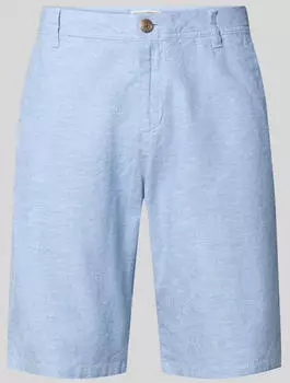 Tom Tailor TTREGULAR Chino Shorts mit Leinenanteil (1049623) hellblau