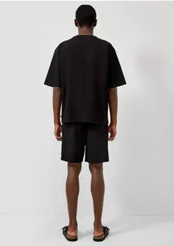 s.Oliver Joggershorts aus Heavy Jersey schwarz 2180277.9999.