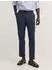 Bugatti Superior Touch Bundfaltenhose mit Stretch (1950-16004E) marine