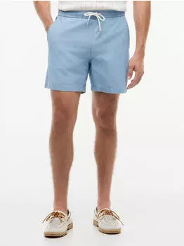 Tommy Hilfiger DOVER 6" PO CHAMBRAY Shorts in Chambray-Optik mit elastischem Bund (89970018) light wash