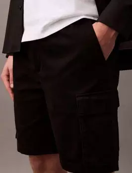 Calvin Klein Cotton Pull On Cargo Short Cargoshorts (LV04RB618G) schwarz