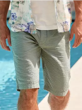 Lerros Chino Shorts Seersucker Qualität (2659232_61502_30) dark bay green