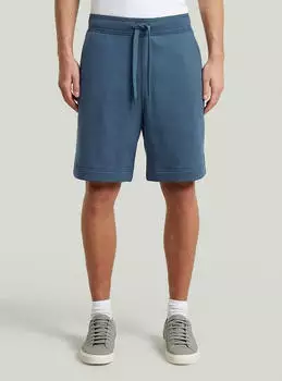 G-Star Premium Core Sweater Shorts Mittelblau rank blue D21172-C235-868