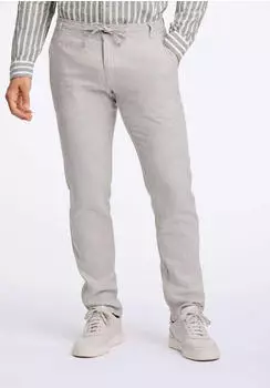 Lindbergh Tapered Fit Leinenhose (88319511) lt army