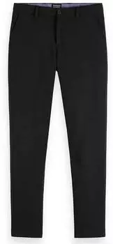 Scotch & Soda Essential Mott cotton blend twill chino (181557) schwarz