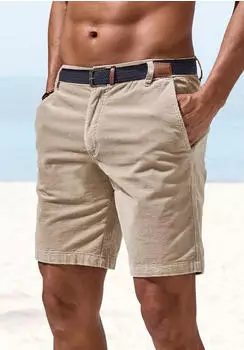 H.I.S Jeans Shorts Bermuda Cord Hose (14772439) beige
