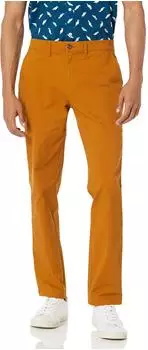 Amazon Essentials Skinny-Fit Broken-in Chino Hose, gewaschen (MAE60012FL18) dunkles kamelbraun