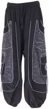 Guru-Shop Goahose Stoffhose (57688) schwarz