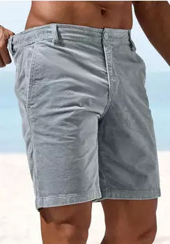 H.I.S Jeans Shorts Bermuda Cord Hose (39242532) grau
