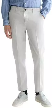 Scotch & Soda Ralston cotton-blend twill regular Stoffhose (184347) grau
