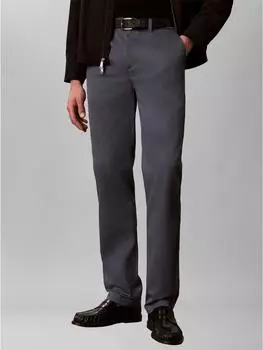 Calvin Klein Chinohose mit Gürtelschlaufen (92919513) dark slate