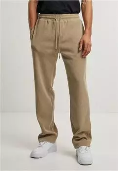 Urban Classics Jacquard Velvet Wide Sweatpants (TB6771) unionbeige
