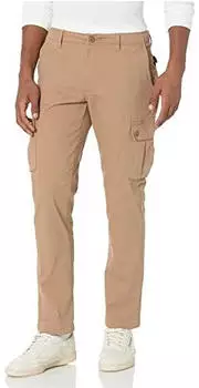 Amazon Essentials Straight-Fit Stretch Cargohose (AE1901530) dunkles khakibraun