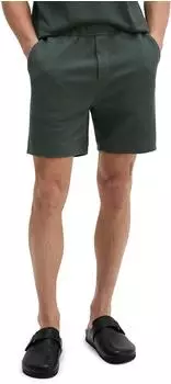 Marc O'Polo Shorts mit feiner Waffel-Struktur (48841029) mangrove