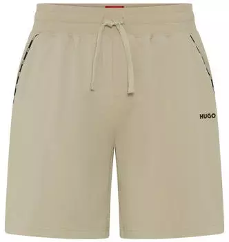 HUGO NOAH Sweat Shorts beige overflow