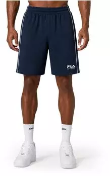 Smilodox Iseo Regular Fit Shorts (FAM1483-B1) dunkelblau/weiß