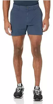Amazon Essentials 5 Zoll Innenbeinlänge Leichte Oxford Short Slim Fit (GT191330FL18) navy