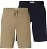 Babista Qarin Sweat Bermuda Doppelpack beige/dunkelblau