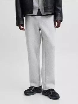 Jack & Jones JPSTBILL Loose Fit Wide Leg Hose (12305894) hellgrau