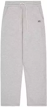 Alpha Industries Basic Straight Leg Small Logo Jogger Jogginghose Größe Grau (268362-17)