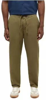 MUSTANG Milano Linen Jogger 5-Pocket-Hose (1017753-6358) burnt olive